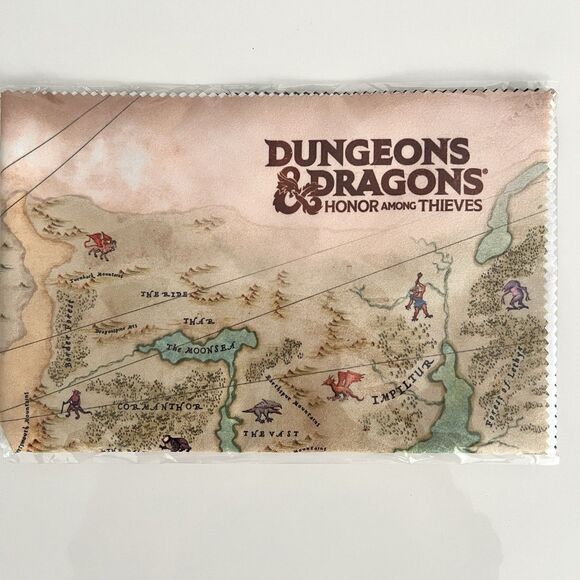 SEALED Dungeons And Dragons Honor Among Thieves Limited Edition Movie Promo Map - Picture 1 of 3